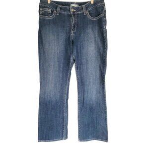 Lee Slender Secret 16 M Women's Boot-cut Jeans Lower Waist M Wash Stretch Denim